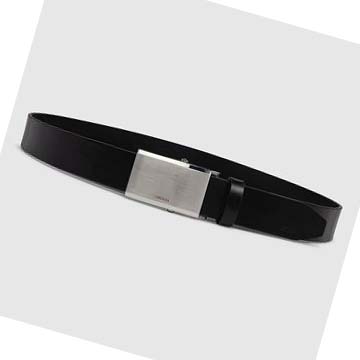 Men's Ecco Italian Adjust Belts Black | USA 809PJJ